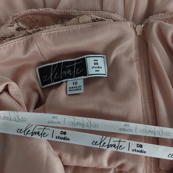 Celebrate DB Studio - Formal Junior/Ladies Bridesmaid Dress Sand/Beige/Tan - Picture 12 of 15